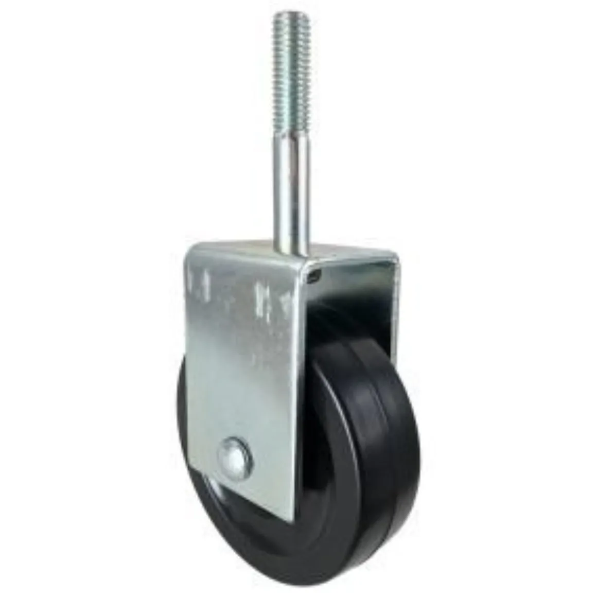 4" Hard Rubber Rigid Caster
