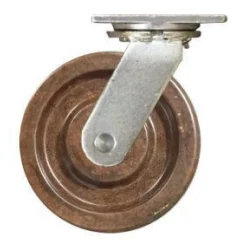 10" High-Temperature Phenolic Swivel Caster
