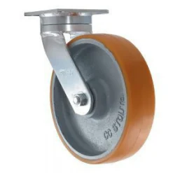 8" Maintenance-Free CC Stout HD Swivel Caster w/ Extended Swivel Lead