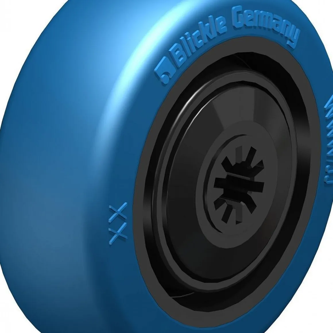 80MM B Blickle Elastic Rubber Wheel