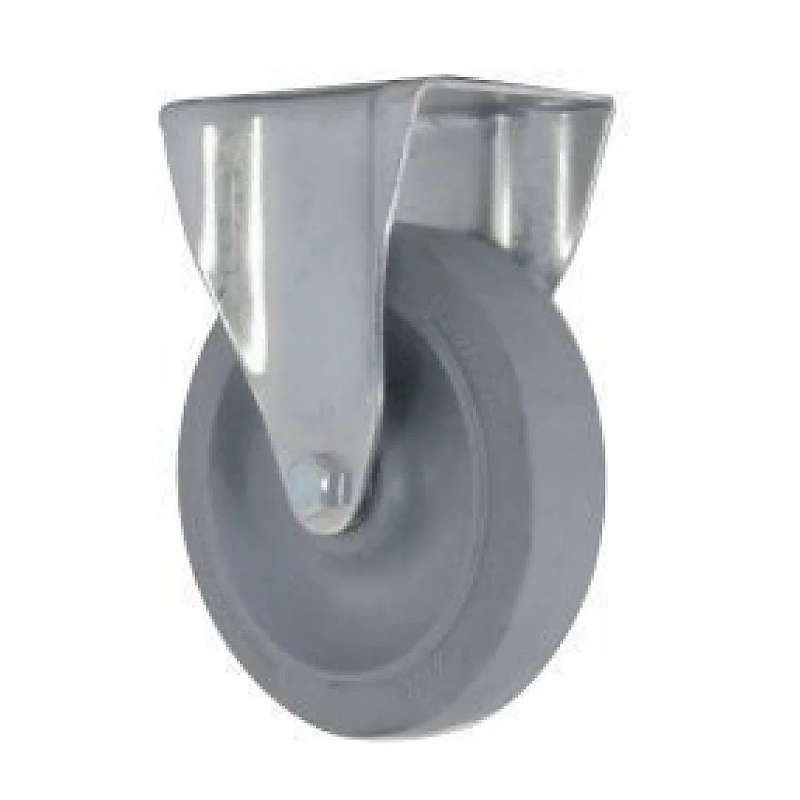 4" Performa Rubber Rigid Caster