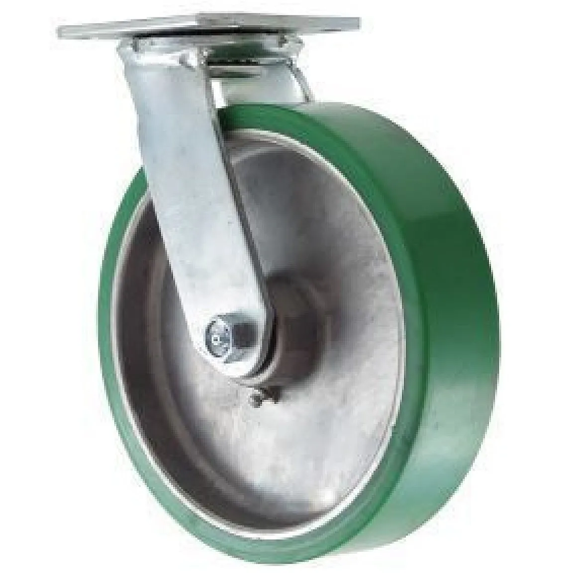 8" Polyurethane on Aluminum Swivel Caster