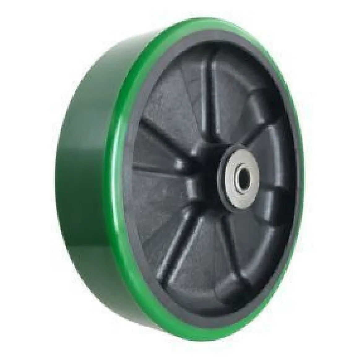 8" Polyurethane on Nylon Wheel