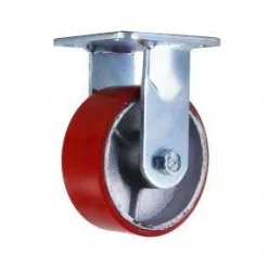 5" Polyurethane on Steel Rigid Caster