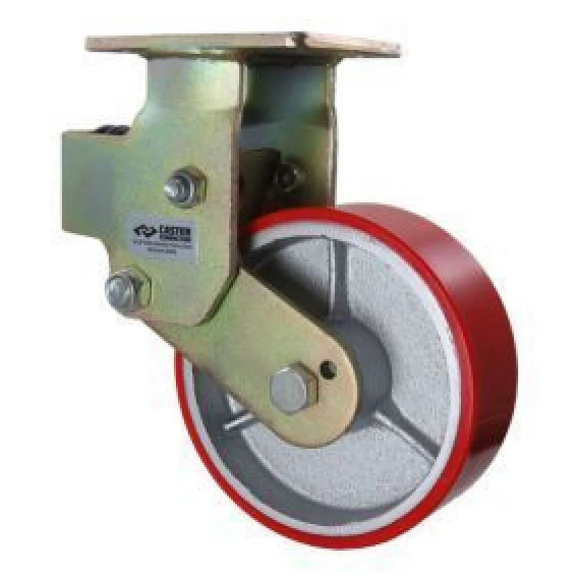 6" Polyurethane Spring-Loaded Rigid Caster