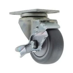 3" Polyurethane Swivel Caster w/ Brake