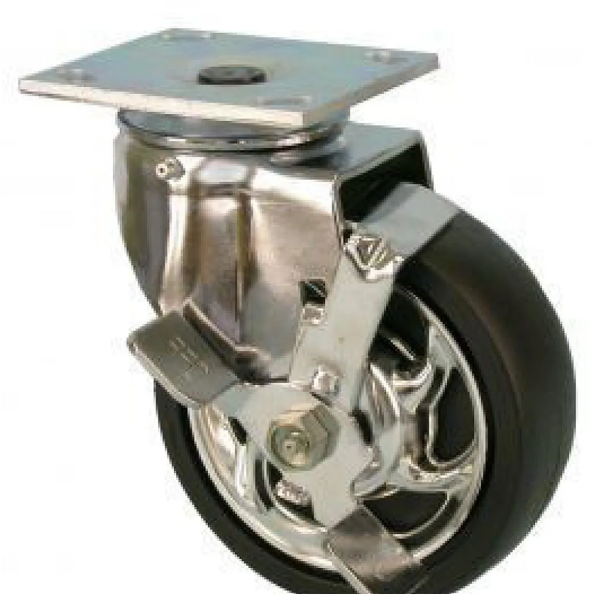 6" RollX Swivel Caster w/ Brake