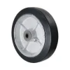 8" Rubber on Iron Wheel