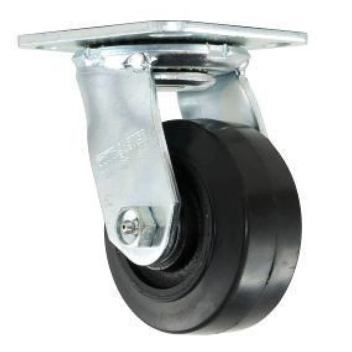 4" Rubber on Steel Swivel Caster