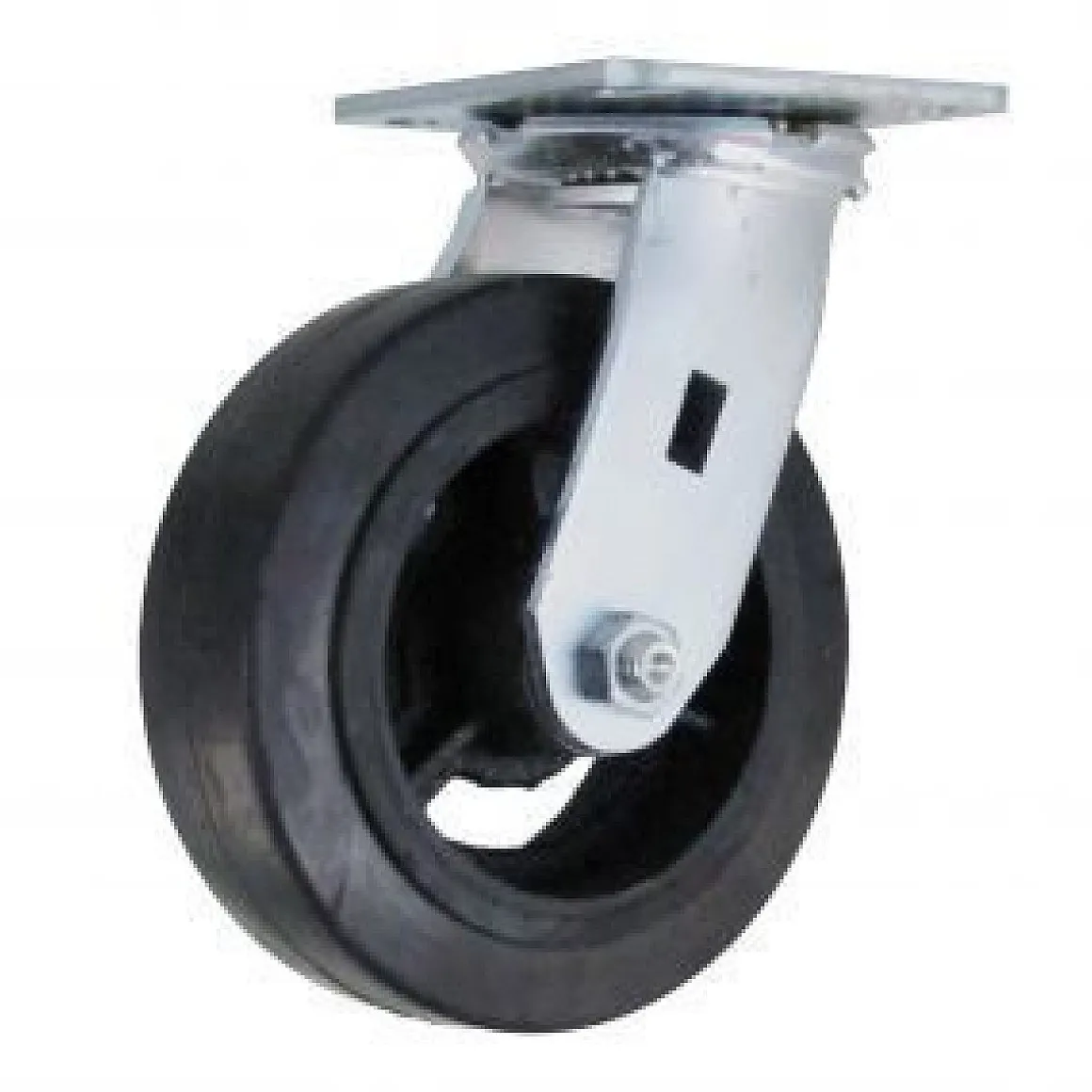 6" Rubber on Steel Swivel Caster