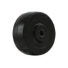 3" Soft Black Rubber Wheel