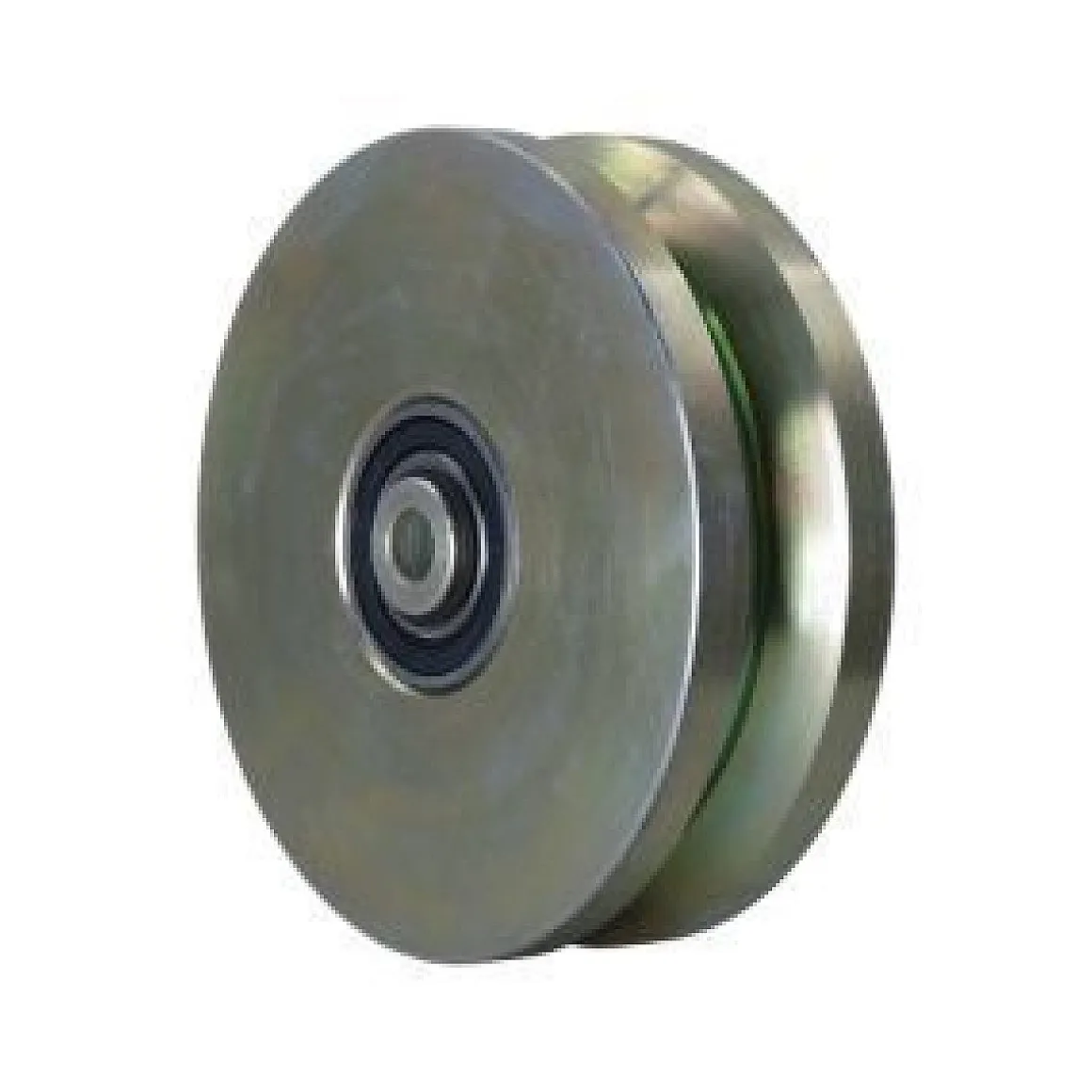 6" Solid Steel V-Groove Wheel