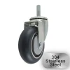 4" Stainless Steel CC Apex Swivel Caster