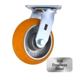 6" Stainless Steel CC Apex Swivel Caster