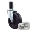 5" Stainless Steel Polyolefin Swivel Caster