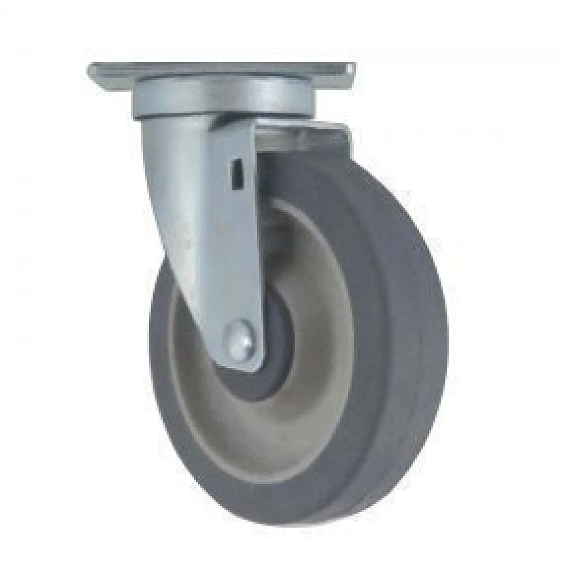 5" Stainless Steel Thermoplastic Rubber Swivel Caster