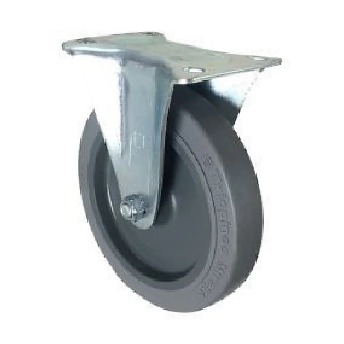 5" Thermoplastic Rubber Rigid Caster