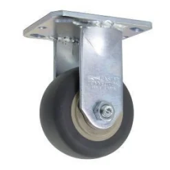 4" Thermoplastic Rubber Rigid Caster