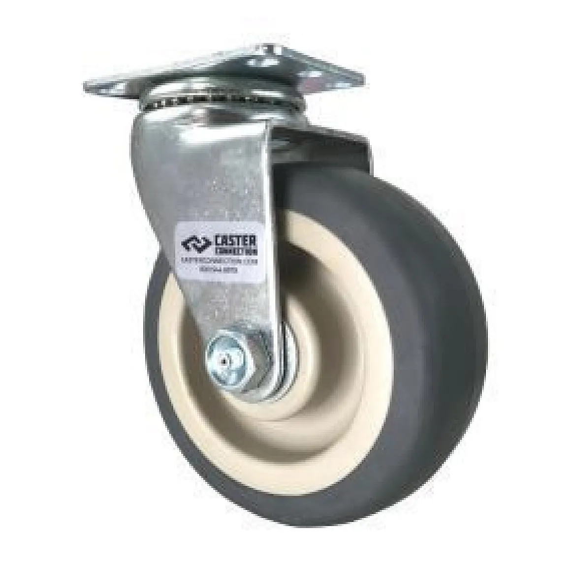 5" Thermoplastic Rubber Swivel Caster