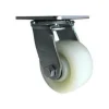 4" White Nylon Swivel Caster