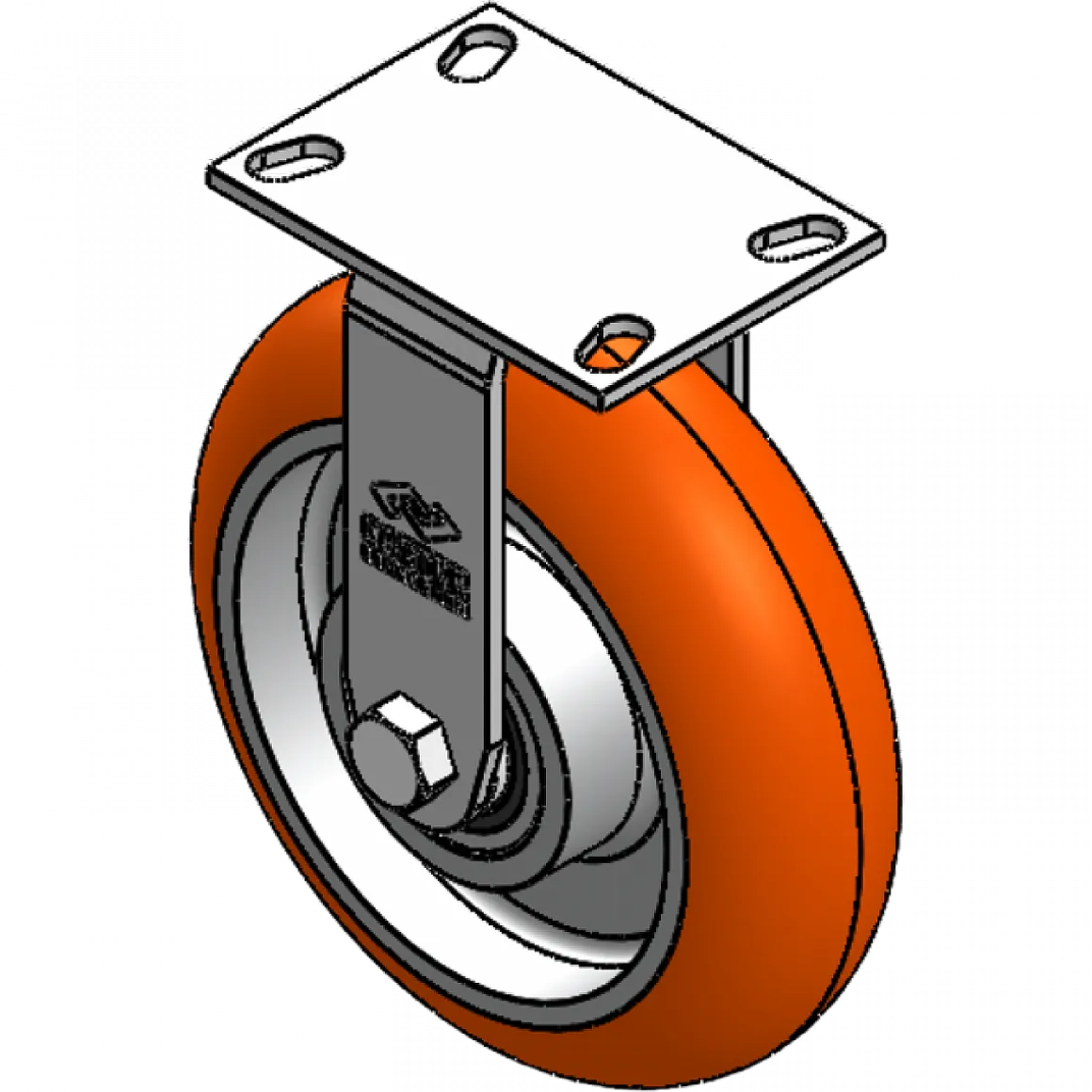 10" X 3" CC APEX HD RIGID CASTER