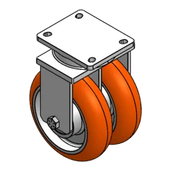 10" X 3" CC APEX HD RIGID CASTER OVERALL HEIGHT 12-13/16