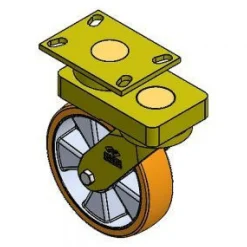 8" X 2" CC AXIS SWIVEL CC STARK CASTER