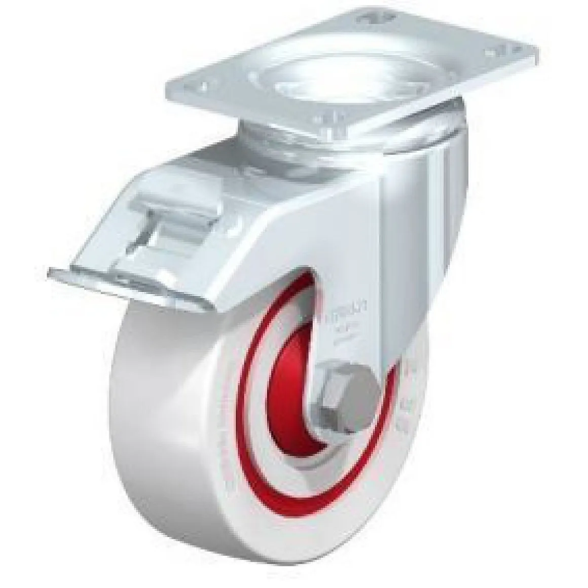 4" X 1-3/8" Nylon Swivel Caster