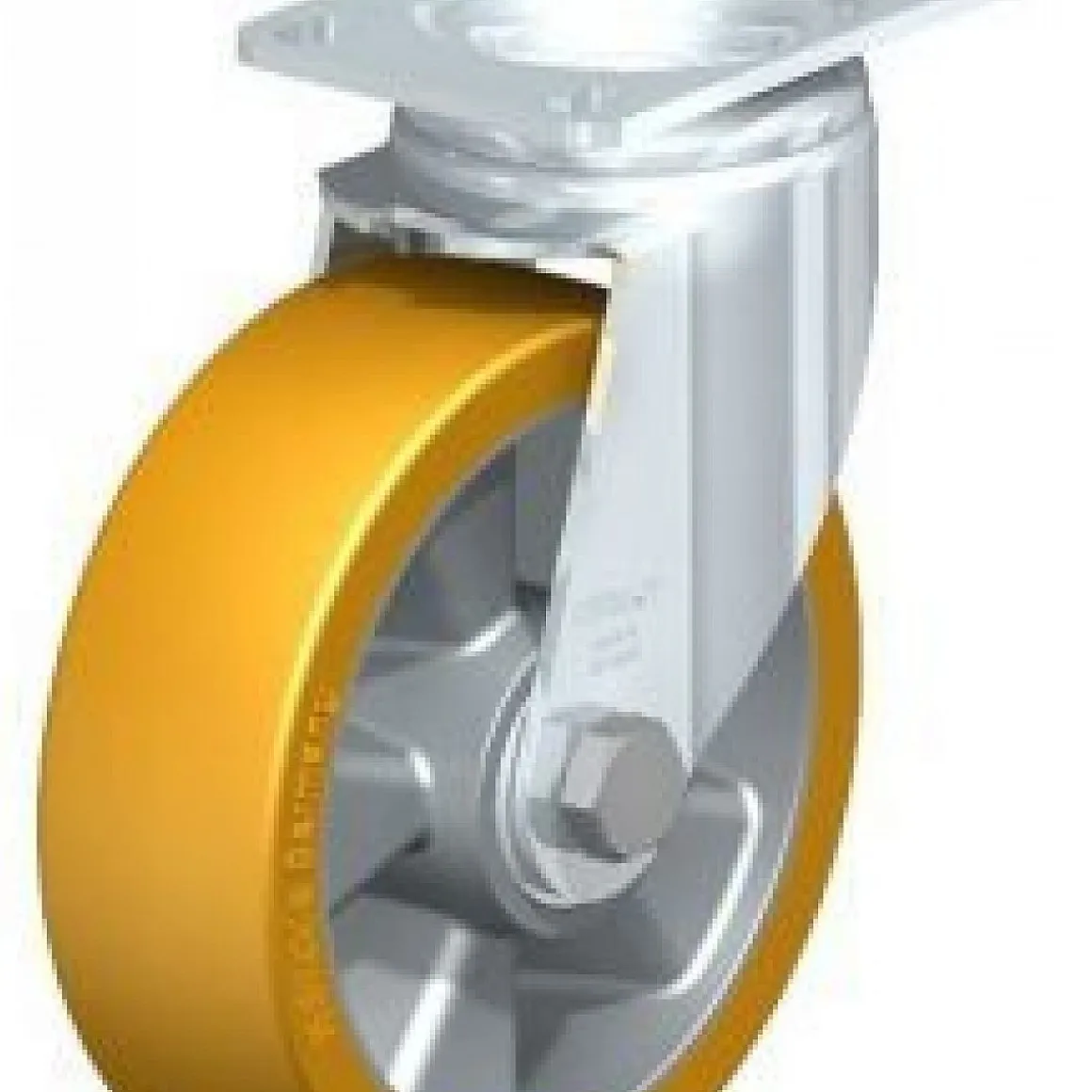 5" X 1-9/16" polyurethane-elastomer Swivel Caster