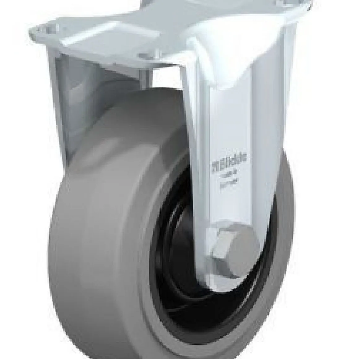 4" X 1-1/2" Rubber Rigid Caster