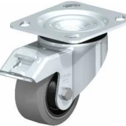3-1/8" X 1-9/16" Rubber Swivel Caster
