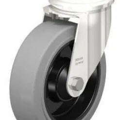 5" X 1-9/16" Rubber Swivel Caster
