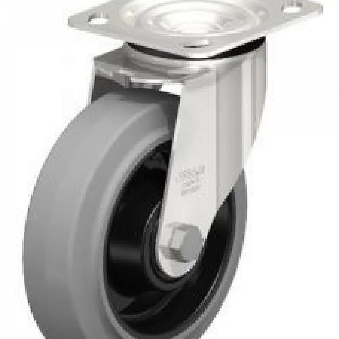 6-5/16" X 2" Rubber Swivel Caster