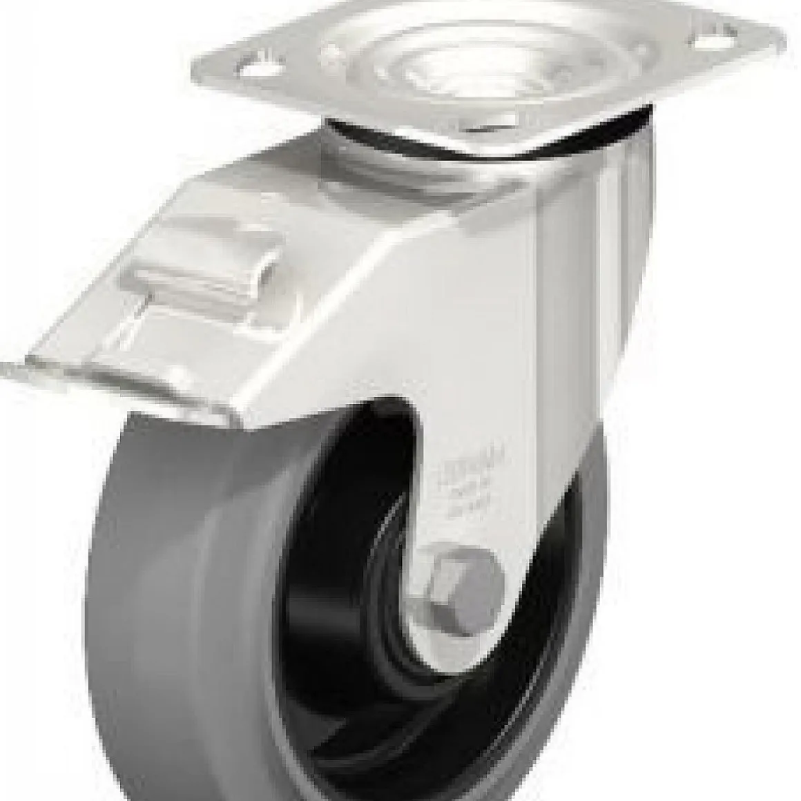6-5/16" X 2" Rubber Swivel Caster